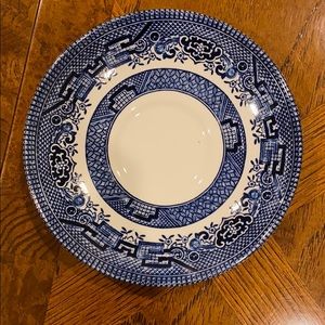 Blue Willow saucer vintage